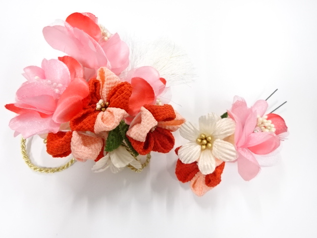 JAPANESE KIMONO / ANTIQUE HAIR ACCESSORY SET